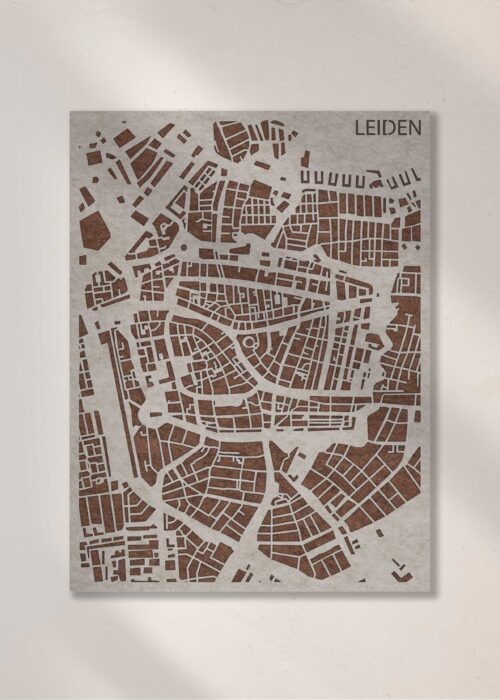 Leiden - PET-vilt - Akoestische stadskaart