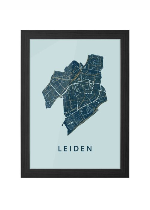 Leiden Prussian Ingelijst in Zwart lijst Kopen | Kunst in Kaart