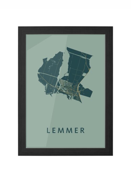 Lemmer Amazon Ingelijst in Zwart lijst Kopen | Kunst in Kaart
