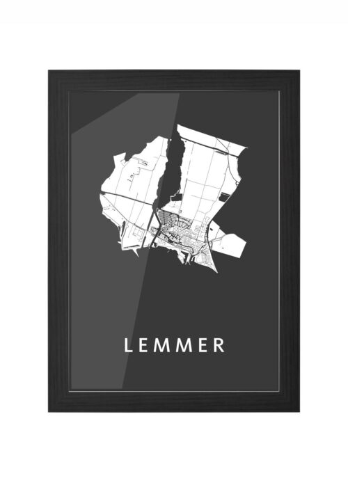 Lemmer Black Ingelijst in Zwart lijst Kopen | Kunst in Kaart