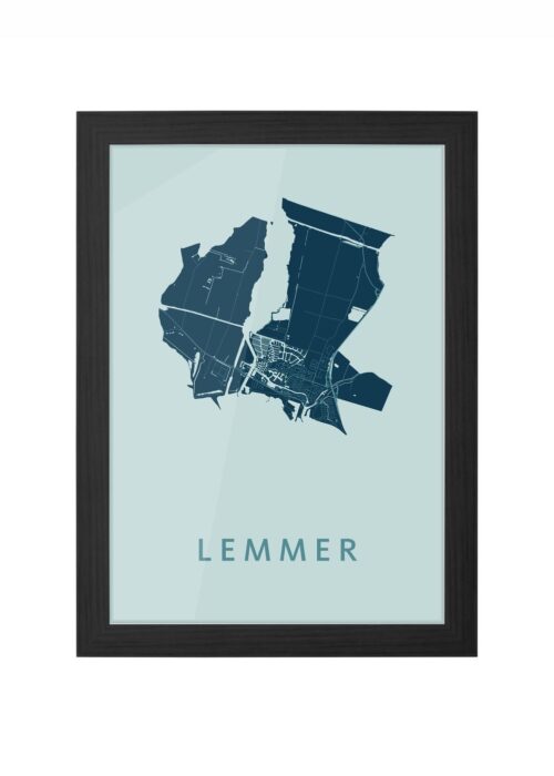 Lemmer Mint Ingelijst in Zwart lijst Kopen | Kunst in Kaart