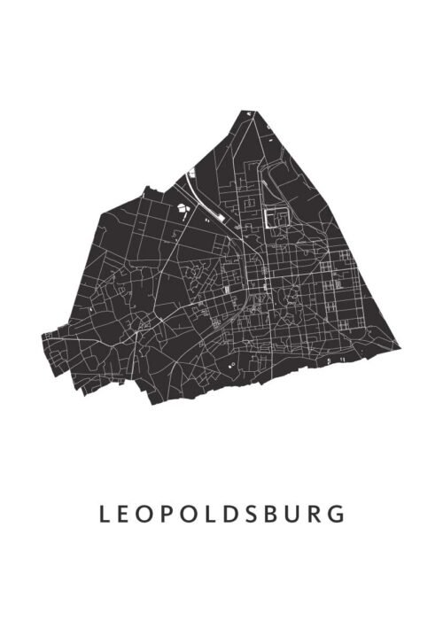 Leopoldsburg Stadskaart Poster Kopen