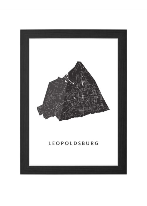 Leopoldsburg Ingelijst in Zwart lijst Kopen | Kunst in Kaart