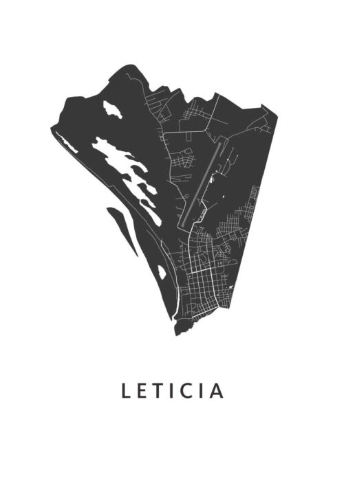 Leticia Stadskaart Poster Kopen
