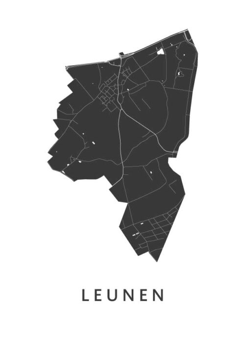 Leunen Stadskaart Poster Kopen
