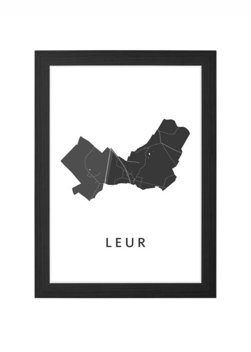 Leur Ingelijst in Zwart lijst Kopen | Kunst in Kaart