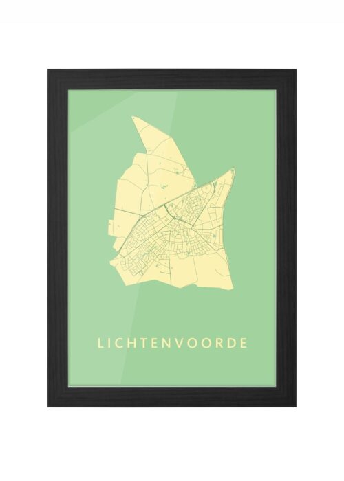 Lichtenvoorde Spring Ingelijst in Zwart lijst Kopen | Kunst in Kaart