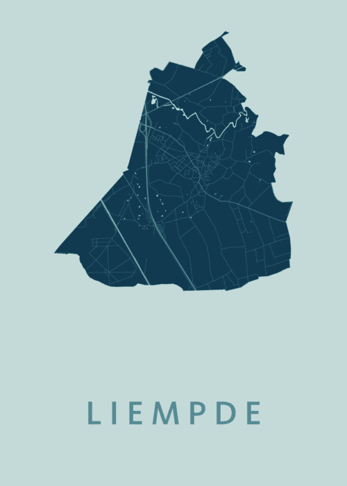 Liempde Mint Stadskaart Poster Kopen