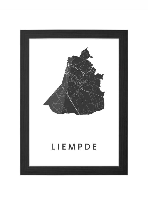 Liempde White Ingelijst in Zwart lijst Kopen | Kunst in Kaart