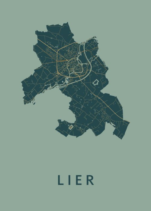 Lier Amazon Stadskaart Poster Kopen