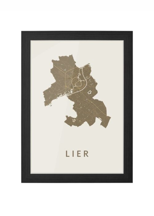 Lier Gold Ingelijst in Zwart lijst Kopen | Kunst in Kaart