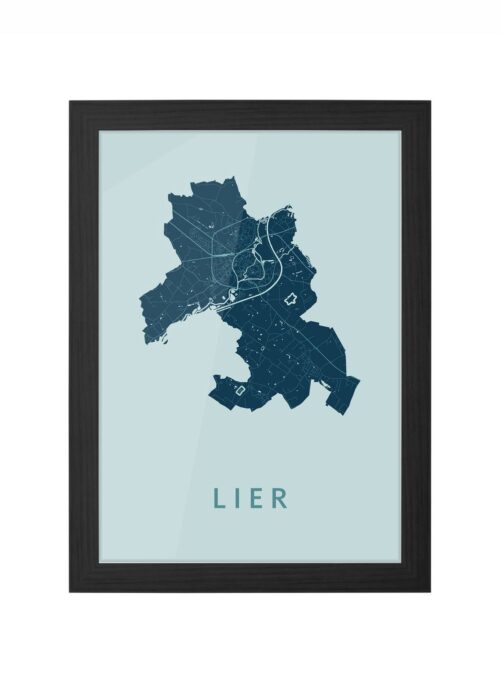Lier Mint Ingelijst in Zwart lijst Kopen | Kunst in Kaart