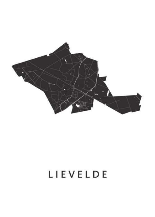 Lievelde Stadskaart Poster Kopen