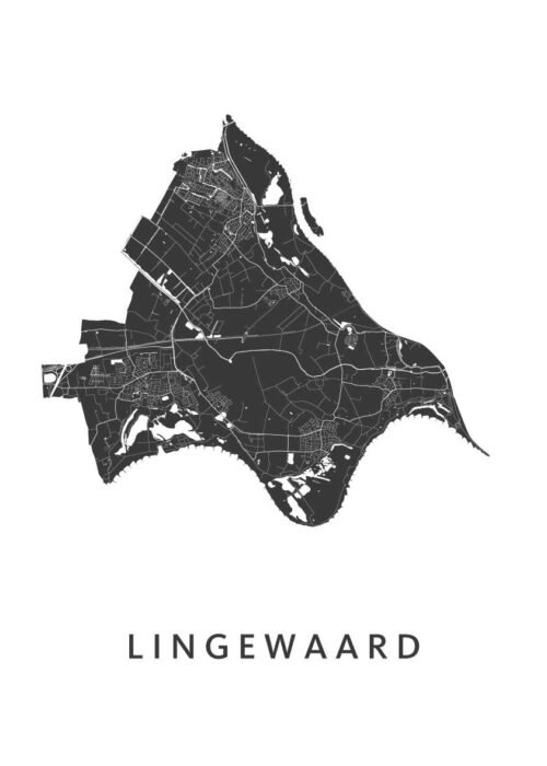 Lingewaard Gemeentekaart Regiokaart Poster