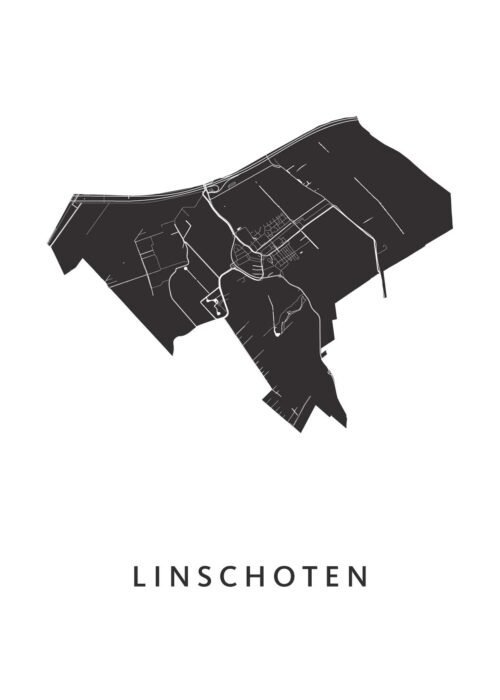 Linschoten Stadskaart Poster Kopen
