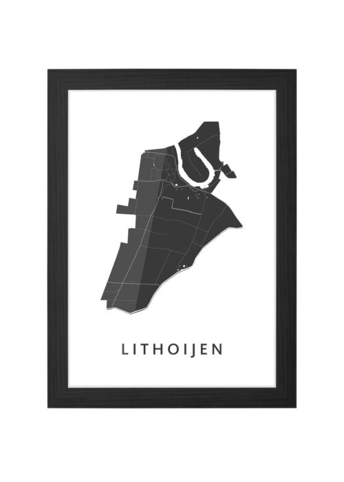 Lithoijen Ingelijst in Zwart lijst Kopen | Kunst in Kaart
