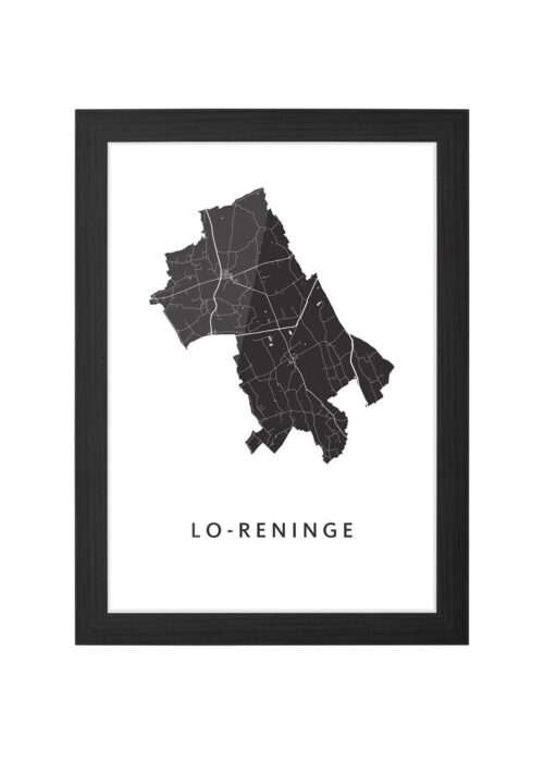Lo-Reringe Ingelijst in Zwart lijst Kopen | Kunst in Kaart