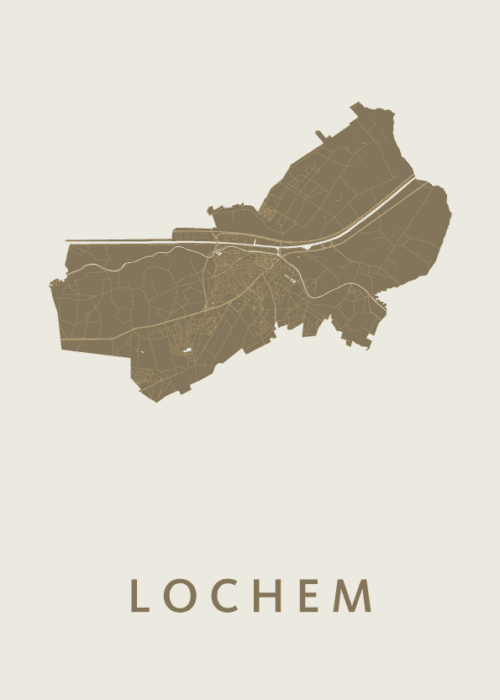 Lochem Gold Stadskaart Poster Kopen