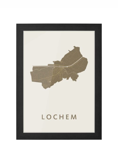 Lochem Gold Ingelijst in Zwart lijst Kopen | Kunst in Kaart
