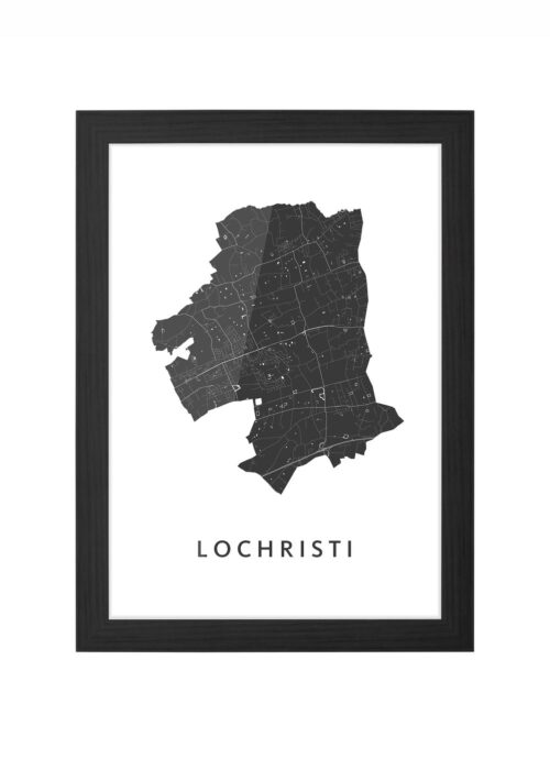 Lochristi Ingelijst in Zwart lijst Kopen | Kunst in Kaart
