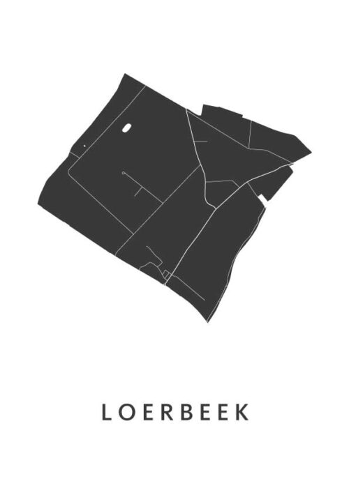 Loerbeek Stadskaart Poster Kopen