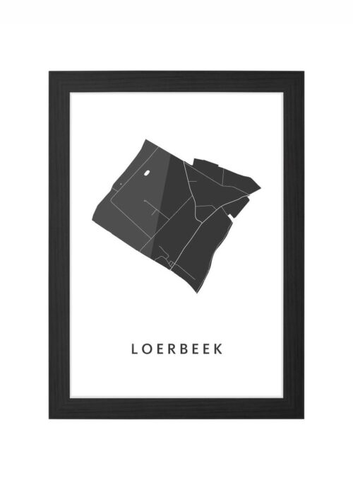 Loerbeek Ingelijst in Zwart lijst Kopen | Kunst in Kaart