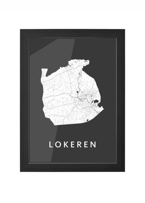 Lokeren Black Ingelijst in Zwart lijst Kopen | Kunst in Kaart
