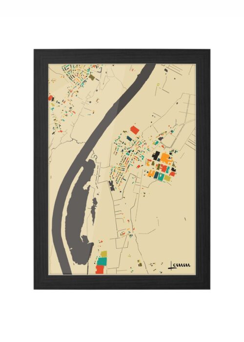 Lomm Ingelijst in Zwart lijst Kopen | Kunst in Kaart