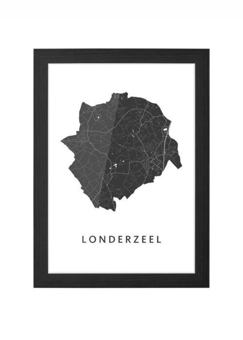 Londerzeel Ingelijst in Zwart lijst Kopen | Kunst in Kaart