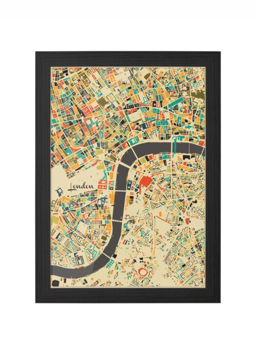 London Ingelijst in Zwart lijst Kopen | Kunst in Kaart
