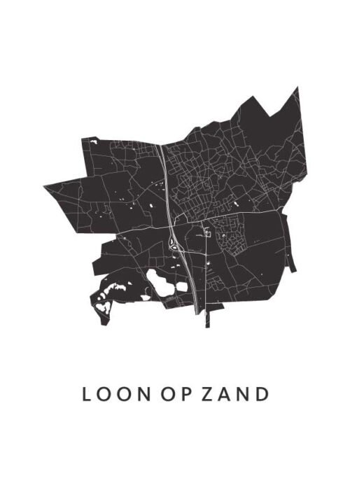 Loon op Zand Stadskaart Poster Kopen
