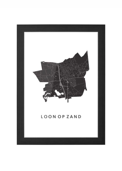Loon op Zand Ingelijst in Zwart lijst Kopen | Kunst in Kaart