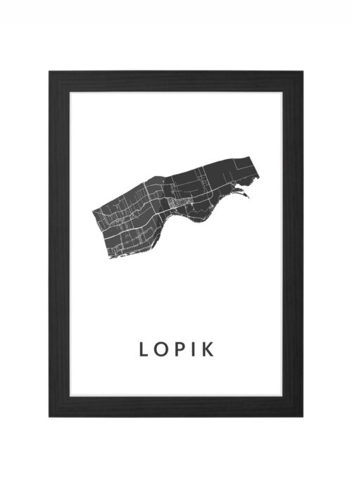 Lopik Ingelijst in Zwart lijst Kopen | Kunst in Kaart