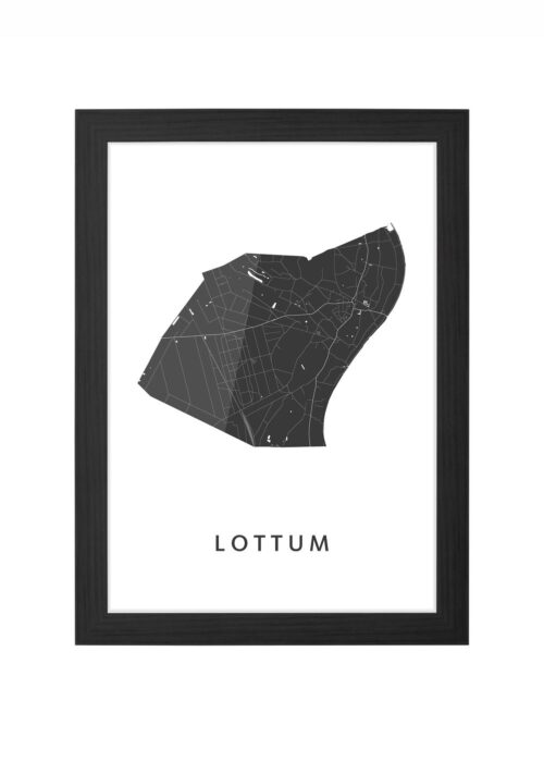 Lottum Ingelijst in Zwart lijst Kopen | Kunst in Kaart