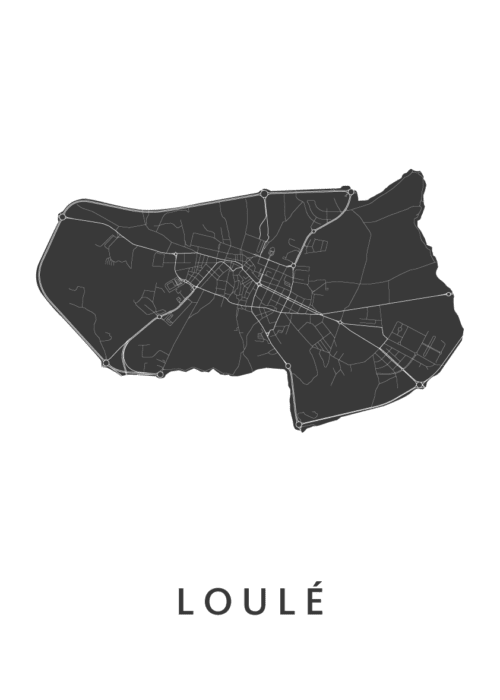Loulé Stadskaart Poster Kopen