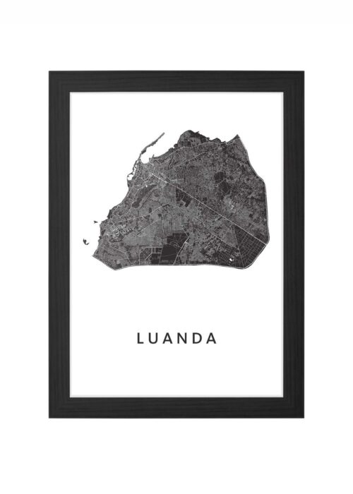 Luanda Ingelijst in Zwart lijst Kopen | Kunst in Kaart