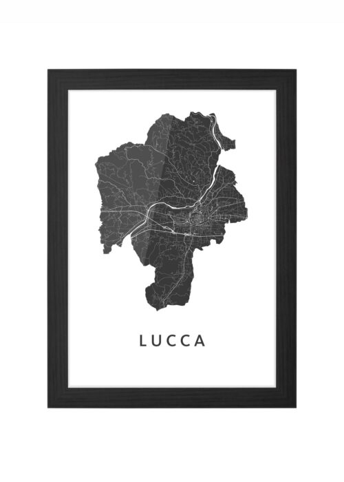 Lucca Ingelijst in Zwart lijst Kopen | Kunst in Kaart