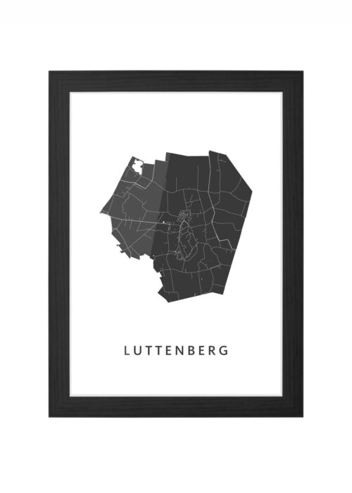 Luttenberg Ingelijst in Zwart lijst Kopen | Kunst in Kaart