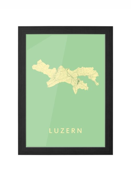Luzern Spring Ingelijst in Zwart lijst Kopen | Kunst in Kaart