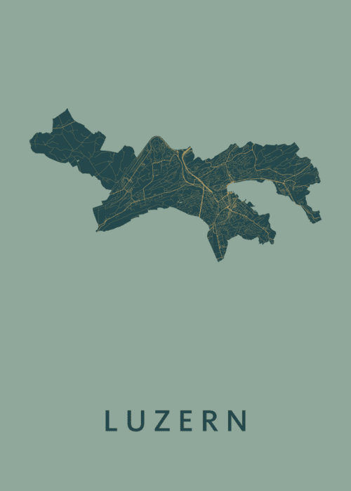 Luzern Amazon Stadskaart Poster Kopen