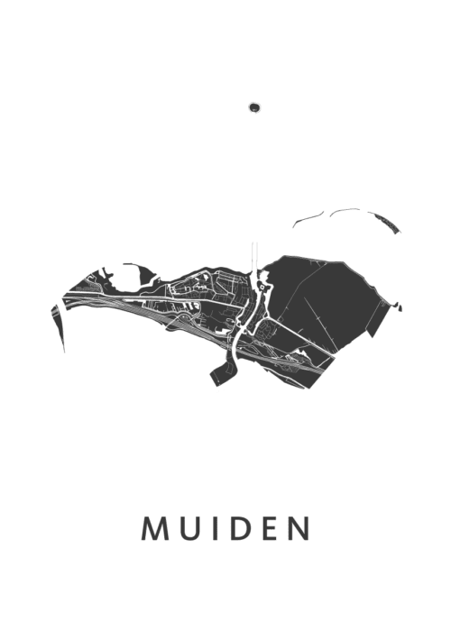 Muiden Stadskaart Poster Kopen