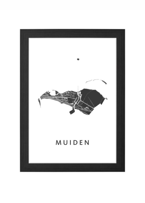 Muiden Ingelijst in Zwart lijst Kopen | Kunst in Kaart