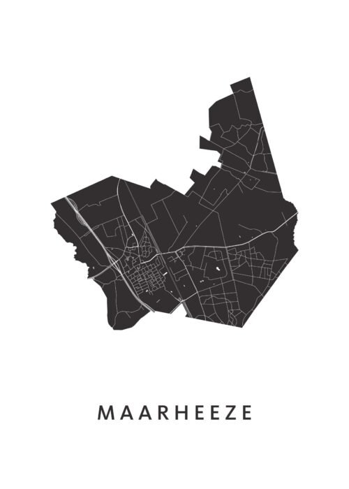Maarheeze Stadskaart Poster Kopen