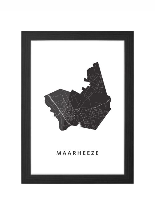 Maarheeze Ingelijst in Zwart lijst Kopen | Kunst in Kaart