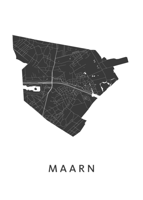 Maarn Stadskaart Poster Kopen