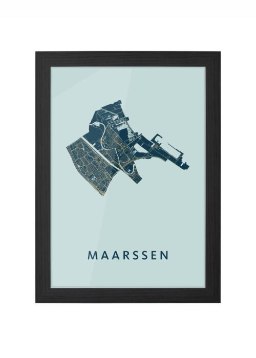 Maarssen Prussian Ingelijst in Zwart lijst Kopen | Kunst in Kaart