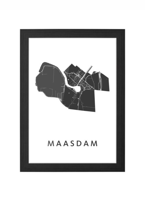 Maasdam Ingelijst in Zwart lijst Kopen | Kunst in Kaart