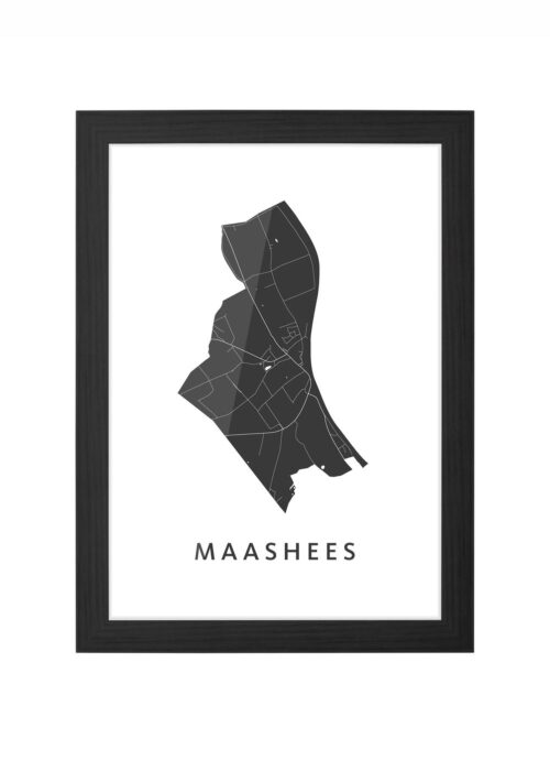 Maashees Ingelijst in Zwart lijst Kopen | Kunst in Kaart