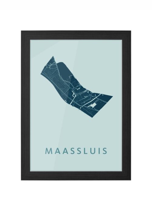 Maassluis Mint Ingelijst in Zwart lijst Kopen | Kunst in Kaart