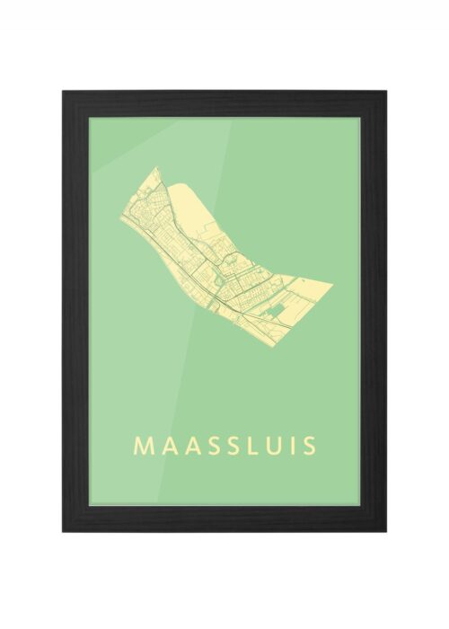 Maassluis Spring Ingelijst in Zwart lijst Kopen | Kunst in Kaart